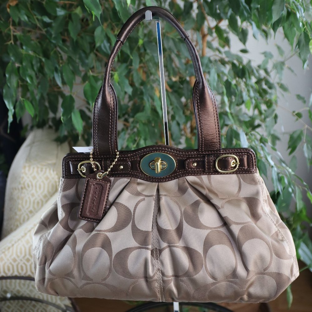 Vintage Coach Monogram Bag